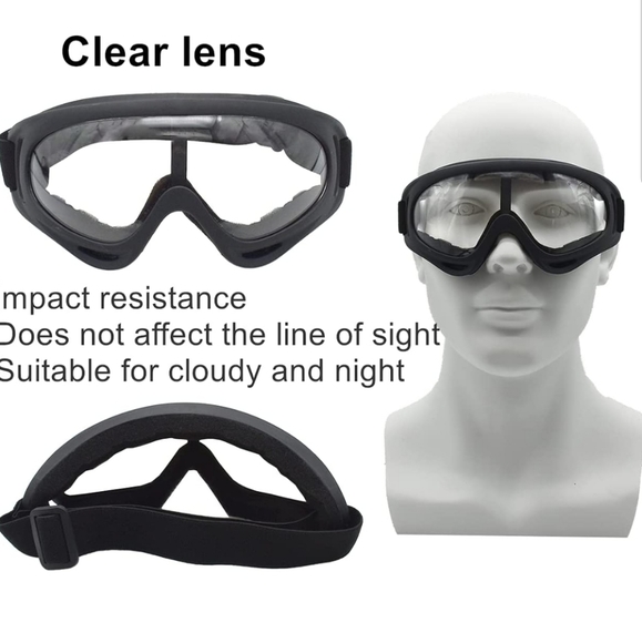 Clear Ski Goggles Snowboard Goggles Kids Youth Adults Men Women UV Protection - Picture 6 of 8